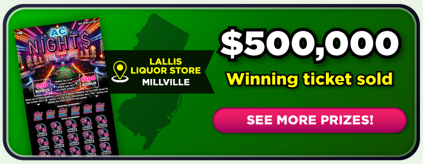 $500,000 Winning Ticket Sold! See more prizes