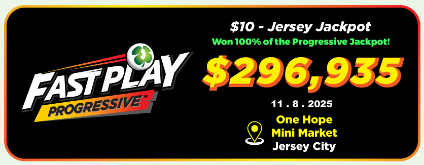 Fast Play: one ticket won 100% of the progressive jackpot!