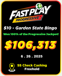 Fast Play: one ticket won 100% of the progressive jackpot!
