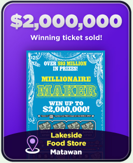 $2,000,000 Winning Ticket Sold! Get Game Details
