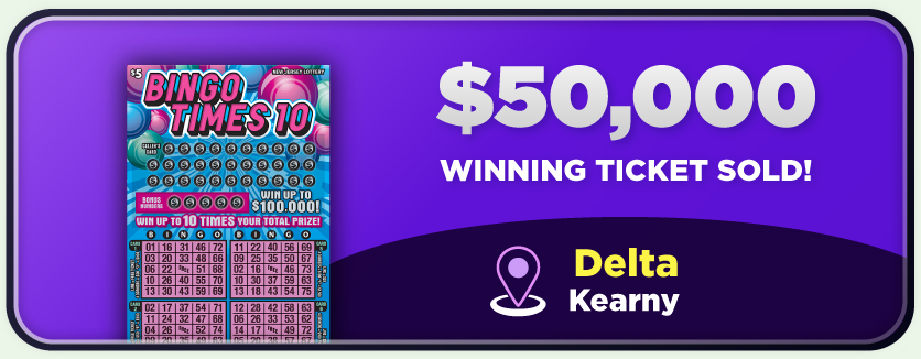$50,000 Winning Ticket Sold! Get Game Details