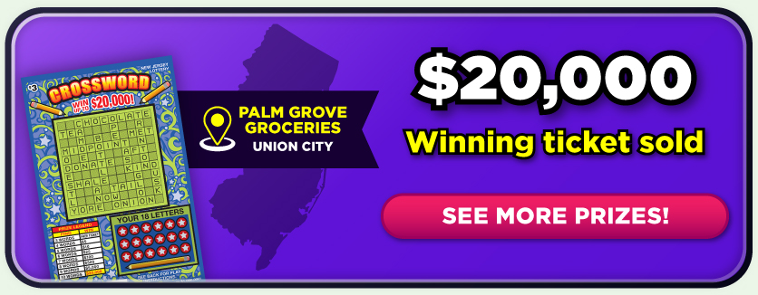 $20,000 Winning Ticket Sold! See more prizes