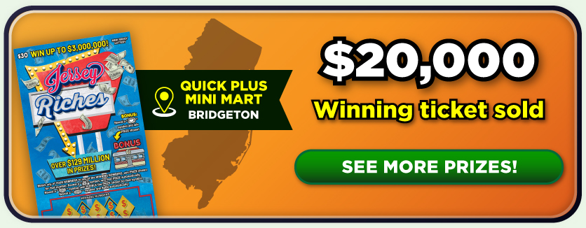 $20,000 Winning Ticket Sold! See more prizes