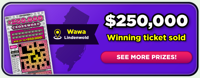 $250,000 Winning Ticket Sold! See more prizes