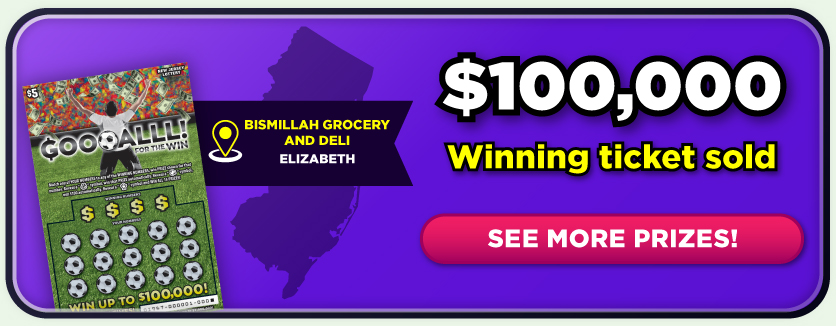$100,000 Winning Ticket Sold! See more prizes
