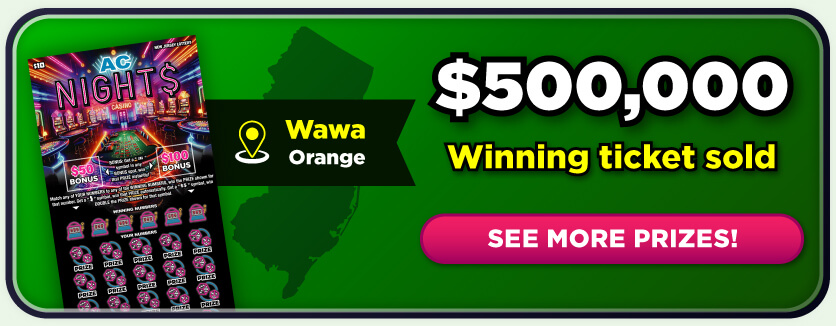 $500,000 Winning Ticket Sold! See more prizes