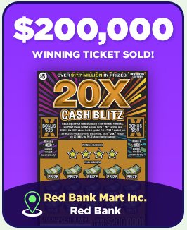 $200,000 Winning Ticket Sold! See more prizes