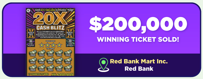 $200,000 Winning Ticket Sold! See more prizes