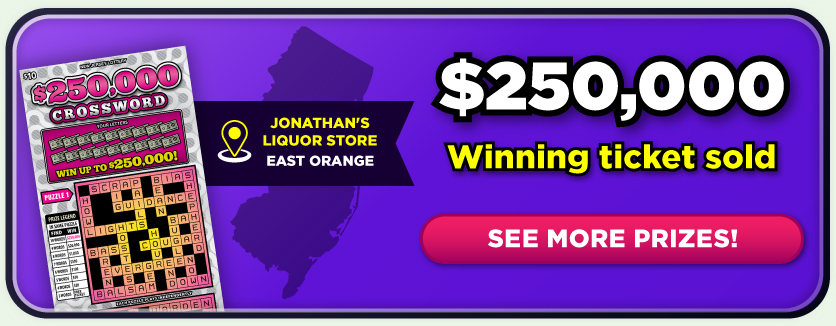 $250,000 Winning Ticket Sold! See more prizes