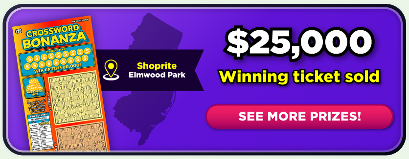 $25,000 Winning Ticket Sold! See more prizes