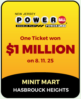 Powerball: one ticket won $1,000,000 on 8-11.2025