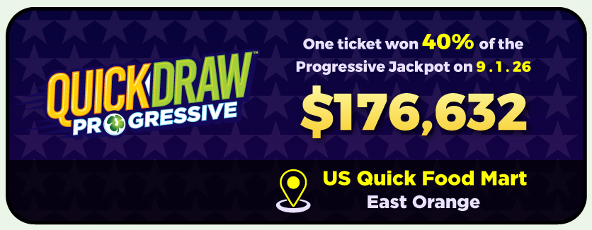 Quick Draw 40% Jackpot Winner!