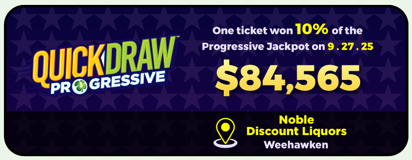 Quick Draw 10% Jackpot Winner!