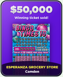 $50,000 Bingo Times 10 Winning Ticket Sold!