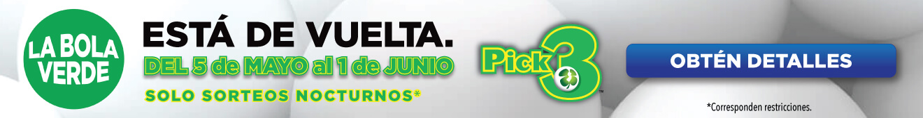 Pick 3 Green Ball - Get details