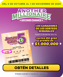 Promocione de Jersey Cash 5 - Another Millionaire