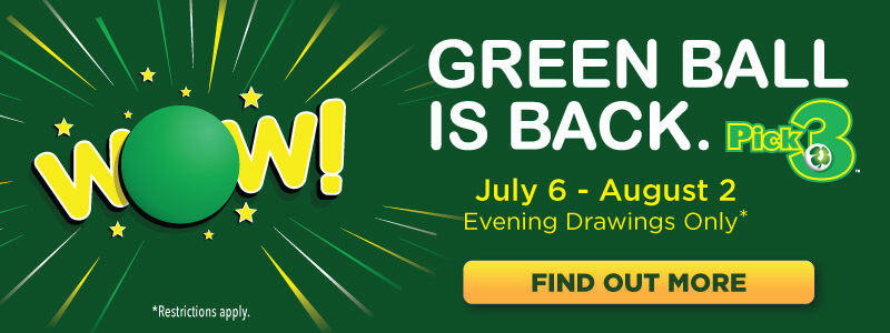 Pick 3 Green Ball - Get details