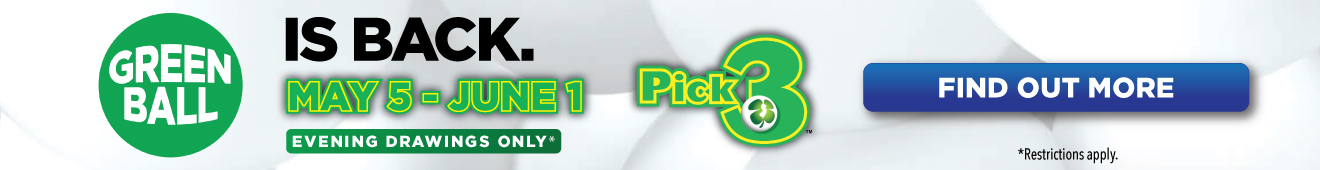 Pick 3 Green Ball - Get details