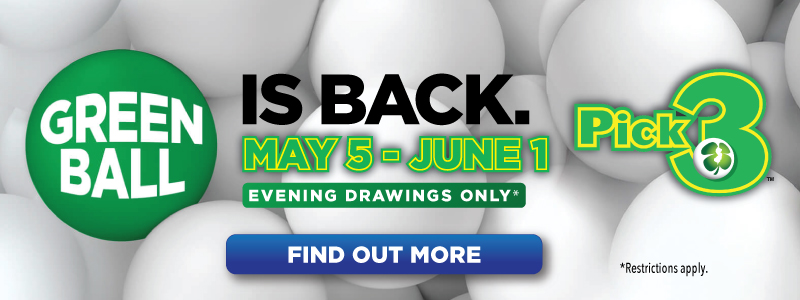 Pick 3 Green Ball - Get details