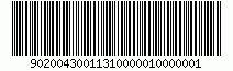 90200430011310000010000001