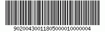 9020043001185000010000004