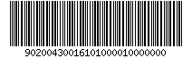 9020043001610100001000000