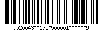 90200430017505000010000009