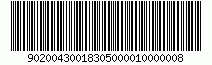 90200430018305000010000008