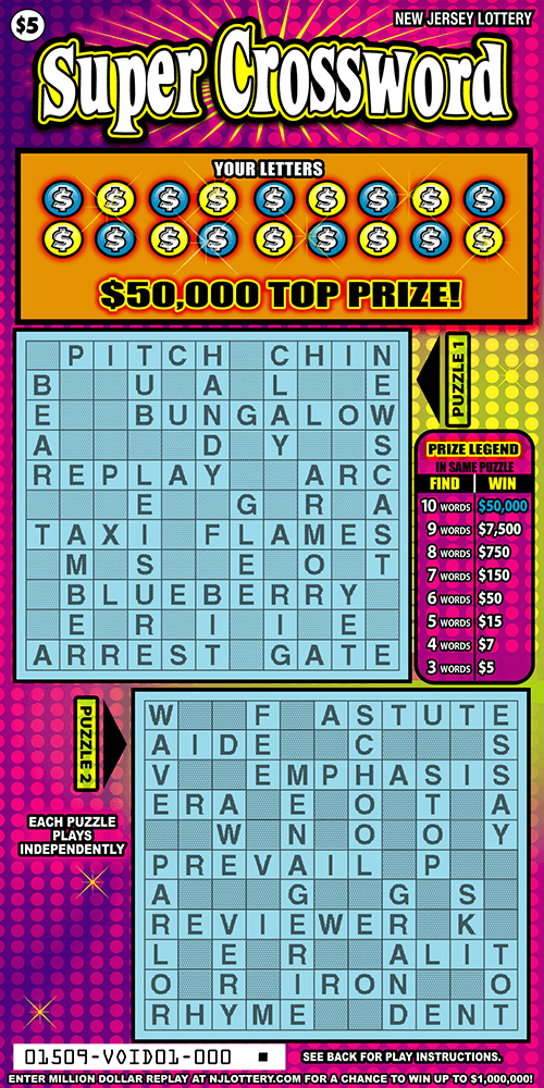 Sales At Concerts Or Games Crossword Clue NJ Lottery | 01509
