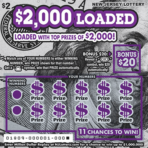 NJ Lottery | 01809