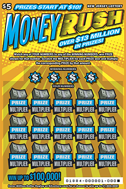 CA Lottery - Money Rush (#01884) - scratch off odds