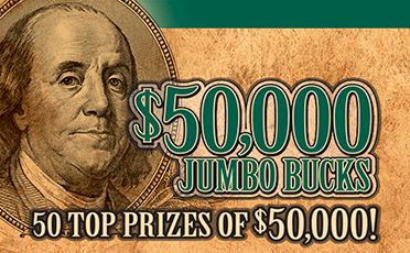 $50,000 Jumbo Bucks ticket