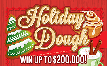 Holiday Dough New Jersey scratch-off ticket