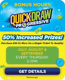 Quick Draw Bonus Hours: July, August, September